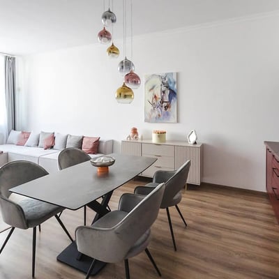 Rent of a bright 2-room apartment, 57 m², Ružinov, Bratislava, Slovakia